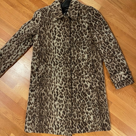 Jcrew Topcoat in Double Leopard - Picture 3 of 7